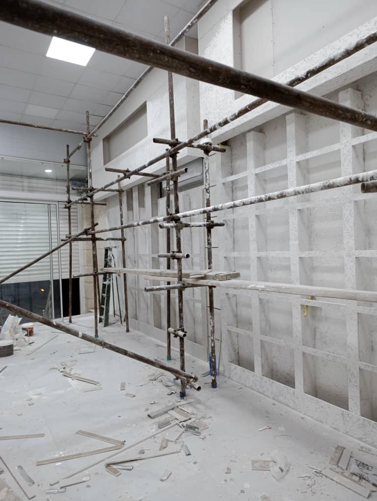 اجرای صفر تا صد کناف و تاب شیت سعیدی در کرمان